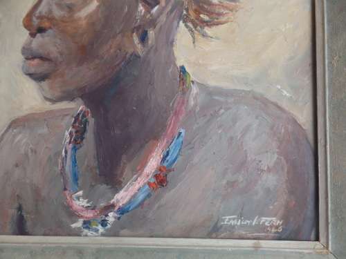 EMILY ISABEL FERN PORTRAIT OF AN AFRICAN MAIDEN