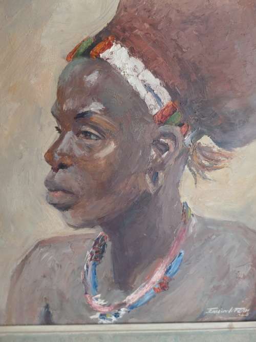 EMILY ISABEL FERN PORTRAIT OF AN AFRICAN MAIDEN