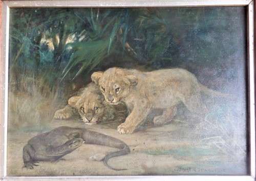CUTHBERT EDMUND SWAN IRISH ARTIST OIL