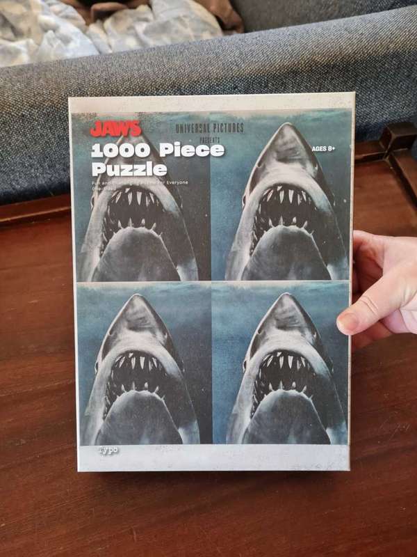 Jaws Movie Poster Puzzle