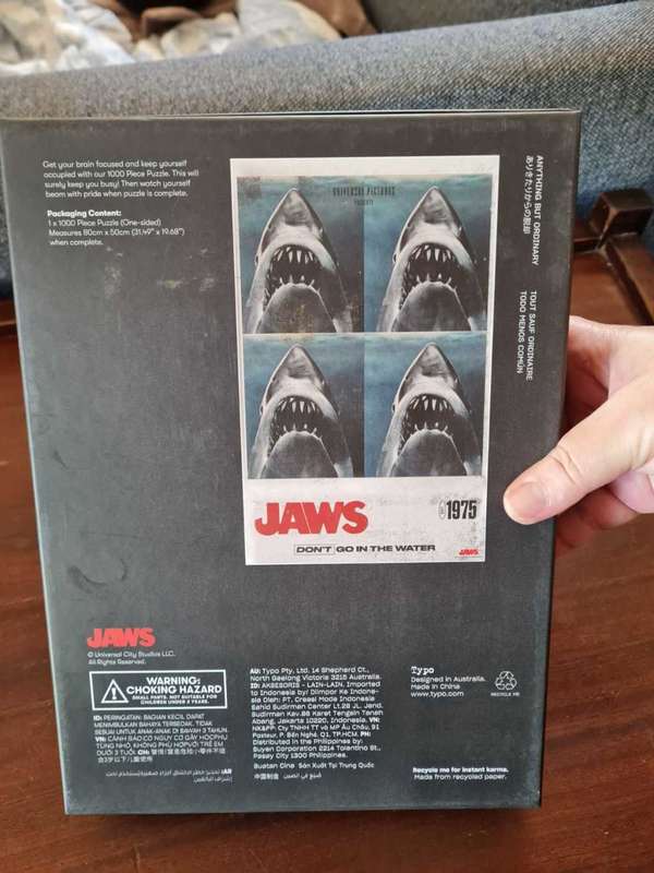 Jaws Movie Poster Puzzle