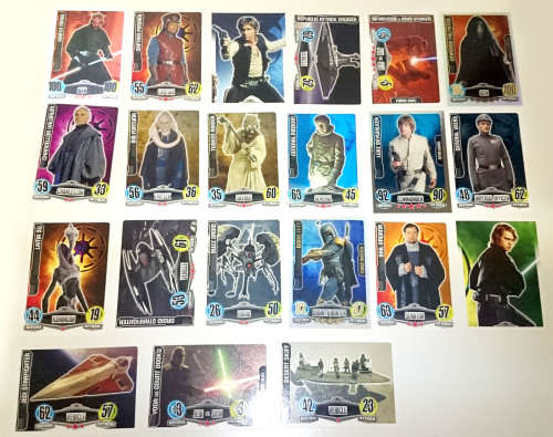 Batch of STAR WARS FORCE ATTAX cards
