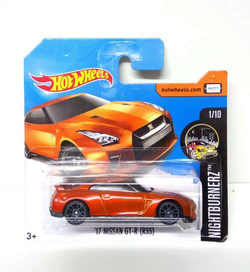 2017 Hot Wheels Nissan GT-R - orange