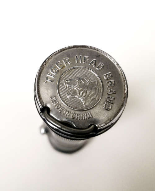 Vintage Tiger Head Brand Flashlight