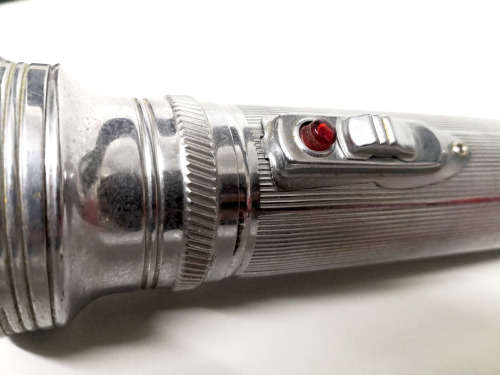 Vintage Tiger Head Brand Flashlight