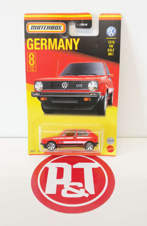 2021 Matchbox `Best of Germany` 1976 VW Golf MK1