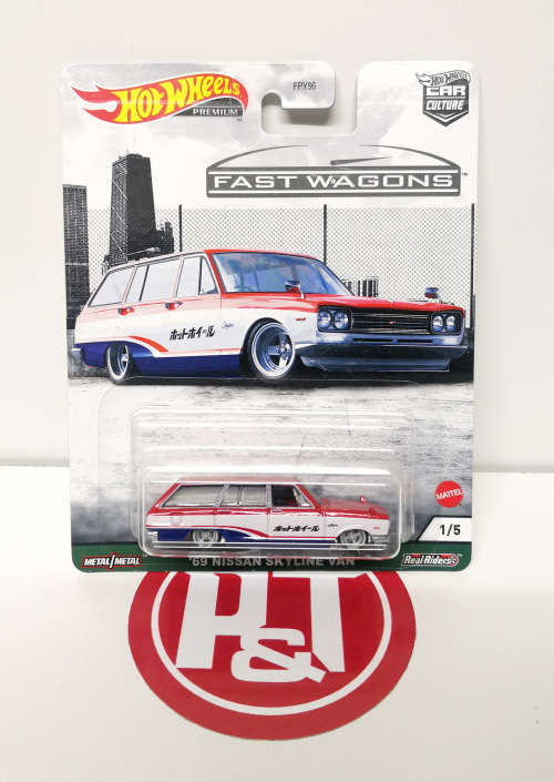 Hot Wheels Premium Car Culture `Fast Wagons` Nissan Skyline Van