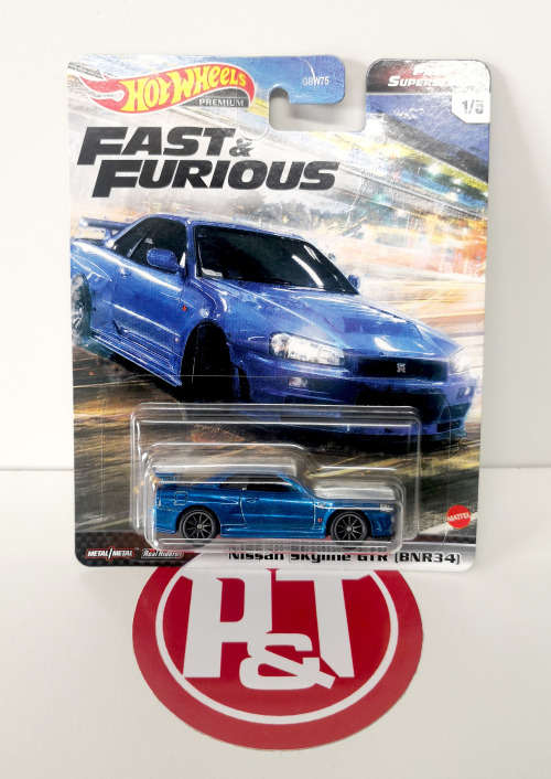 2021 Hot Wheels Fast and Furious Premium Nissan Skyline GTR (BNR34)