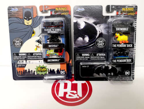Jada `Nano Hollywood Rides` Batman sets X2