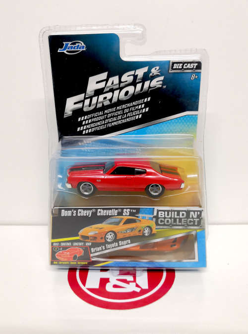 JADA Fast and Furious `Build-a-Car` Set 1 (6 cars)