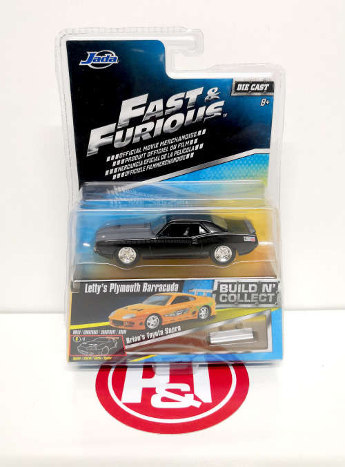 JADA Fast and Furious `Build-a-Car` Set 1 (6 cars)