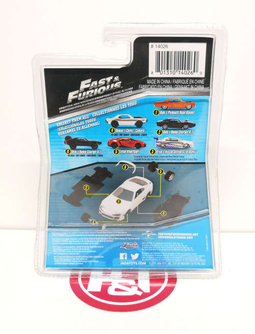 JADA Fast and Furious `Build-a-Car` Set 2 (6 cars)