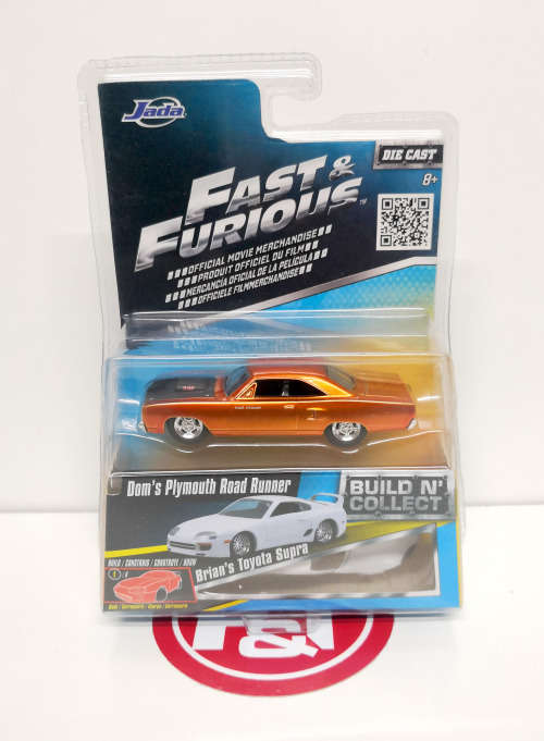 JADA Fast and Furious `Build-a-Car` Set 2 (6 cars)