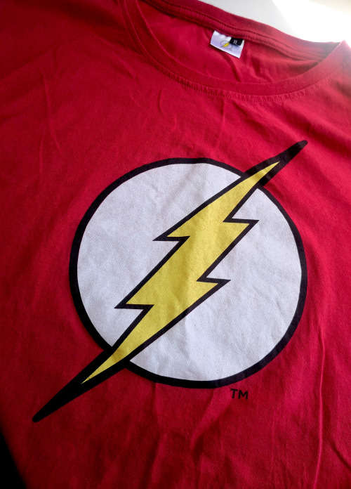 DC Comics `The Flash` Graphic T-Shirt - Men`s XL