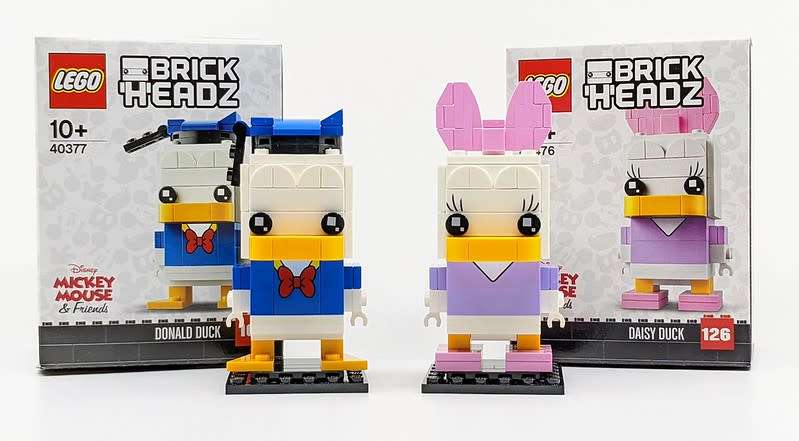 LEGO Brickheadz Donald and Daisy Duck combo