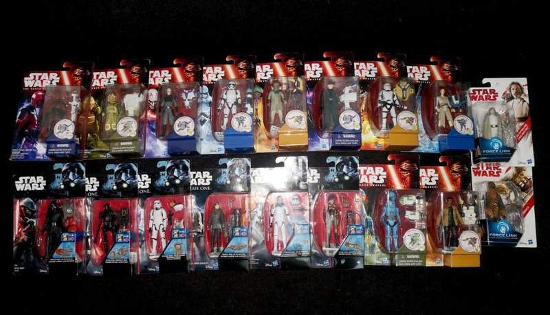 BRAND NEW & SEALED Star Wars 3.75` Action Figure collection (18 individual figures)