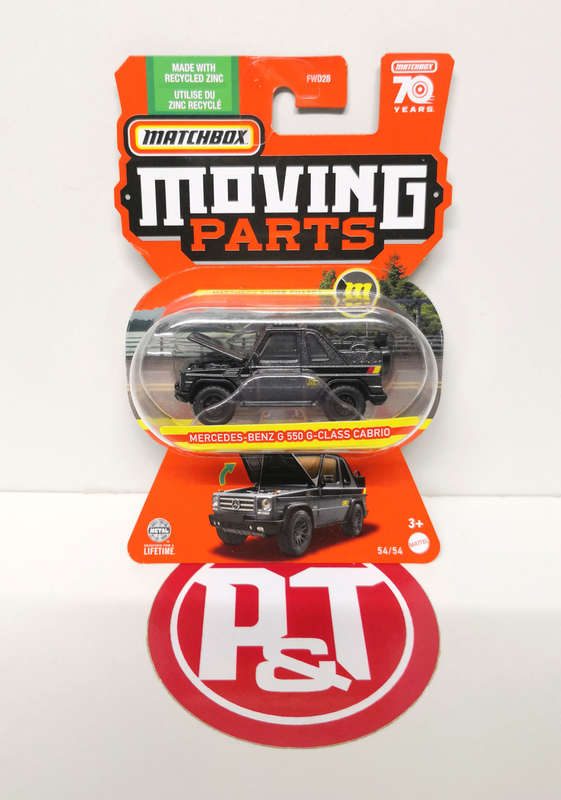2023 Matchbox Moving Parts Mercedes Benz G550 G-Class Cabrio - SUPER CHASE