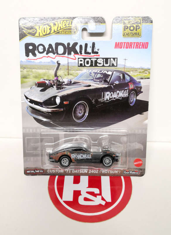 2024 Hot Wheels `Pop Culture` Roadkill - Custom `71 Datsun 240Z `Rotsun`