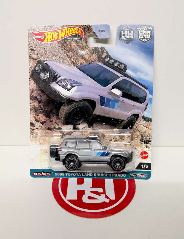2023 Hot Wheels Car Culture `HW OFF-ROAD` 2005 Toyota Land Cruiser Prado
