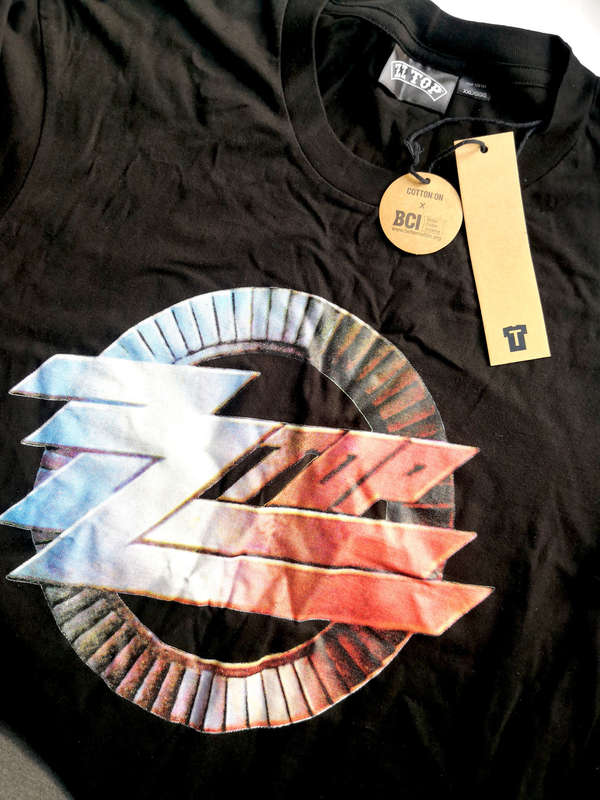 BRAND NEW Cotton On `ZZ Top - Logo` Men`s Graphic T-Shirt - XXL