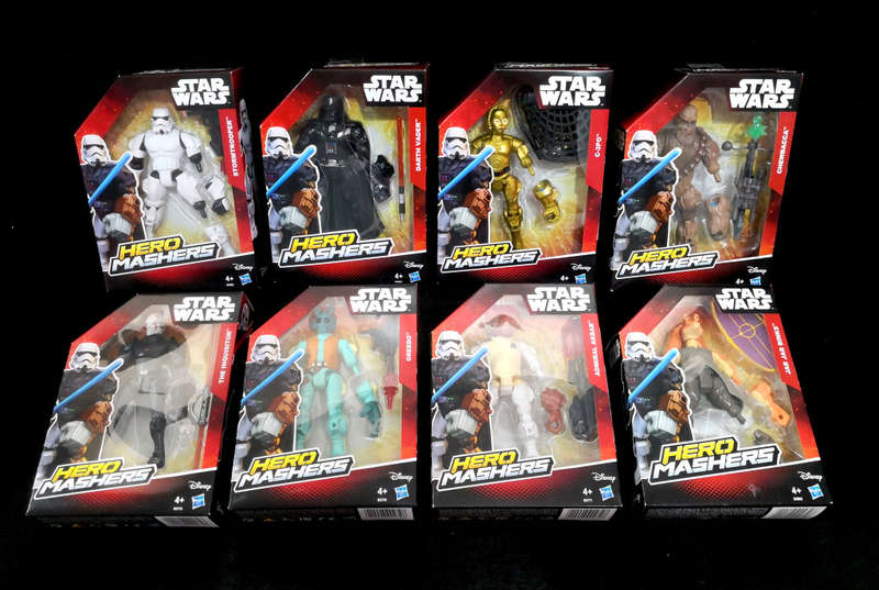 Star Wars `Hero Mashers` 6` Action Figure collection (8 x Figures)