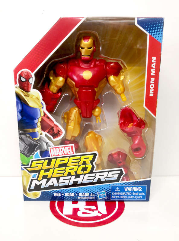 Marvel `Super Hero Mashers` 6` Action Figure bundle (5 x Figures)