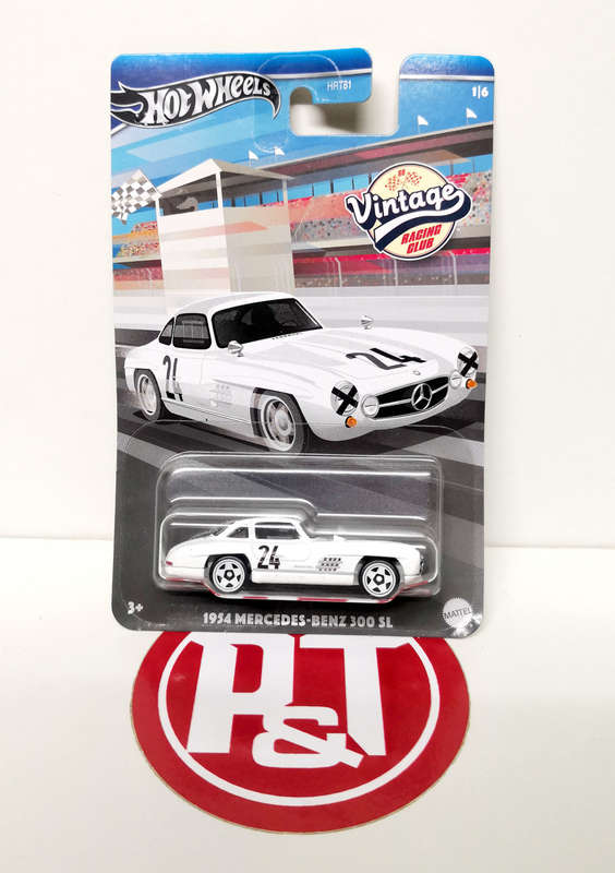 2024 Hot Wheels Silver Series `Vintage Racing Club` 1954 Mercedes Benz 300SL
