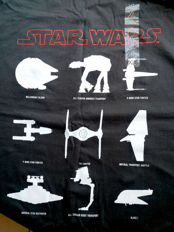 BRAND NEW Men`s STAR WARS Licensed T-Shirt - XL