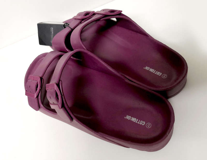 BRAND NEW Men`s Cotton On Eva Double Buckle Sandle - UK9