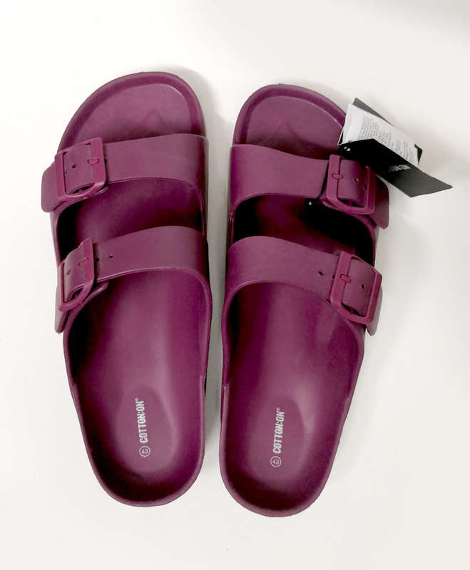 BRAND NEW Men`s Cotton On Eva Double Buckle Sandle - UK9