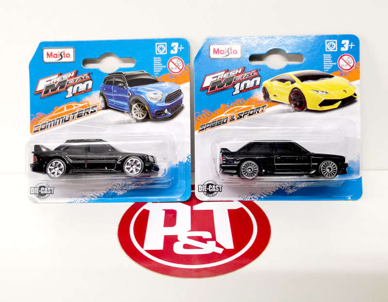Maisto Fresh Metal German Bundle - Mercedes Benz 190E + BMW M3 E90 (2 Models)