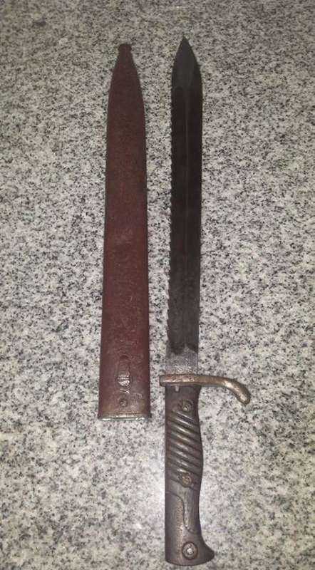 German Imperial Saw Back stamped Simon & Co - Very Rare