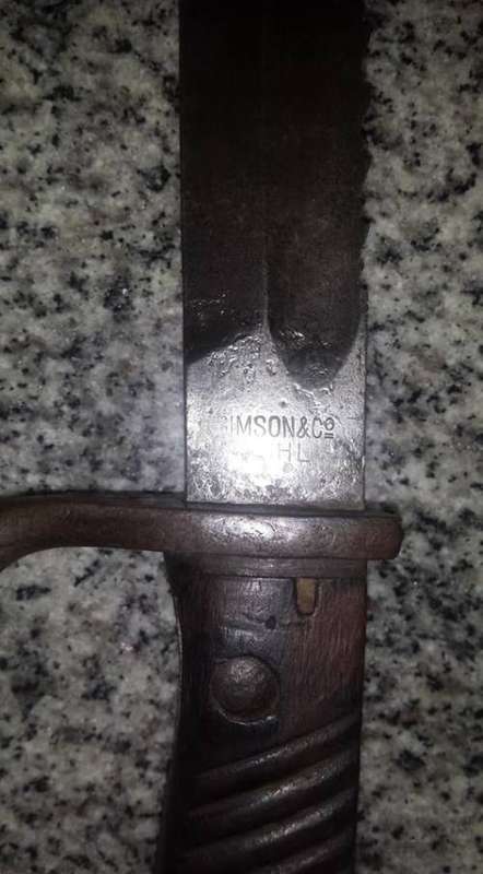 German Imperial Saw Back stamped Simon & Co - Very Rare