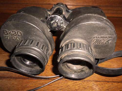 Binoculars -Fujinon Meibo 8x30 Old Army issue