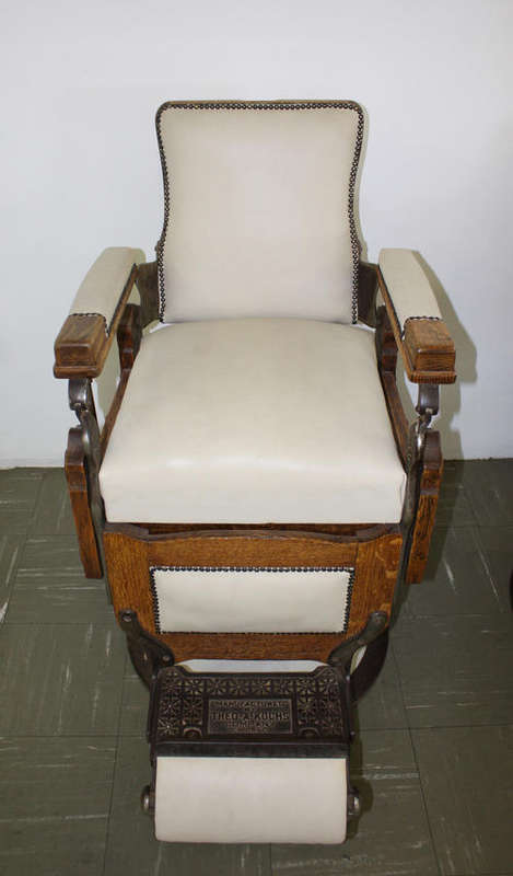 Barber Chair (Antique) Theo A Khochs from Chicago - "1890's Fantastic condition - BEYOND RARE