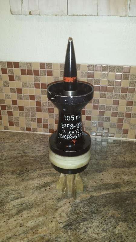 Anti tank 105 mm tungsten anti tank head (Beyond rare) Not to be found again.