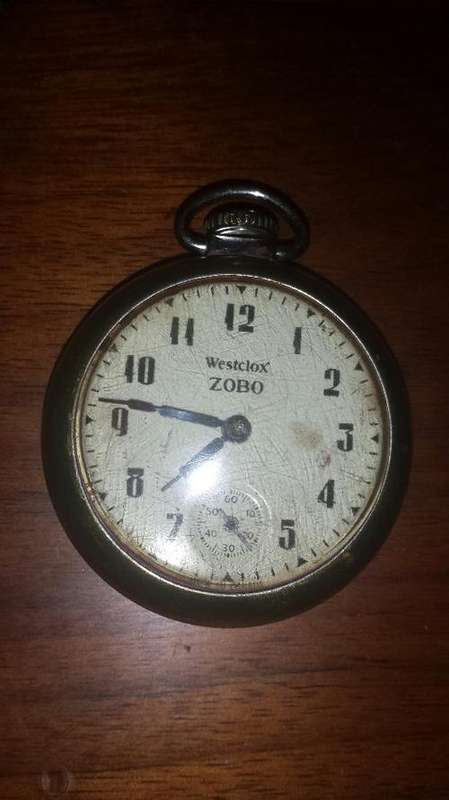 Pocket Watch - Westclox ZOBO -  WORKING