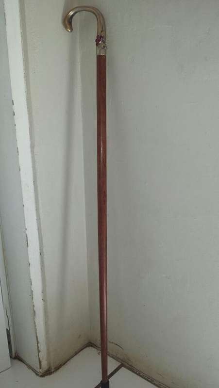 Walking stick - Silver handle (Sterling silver)
