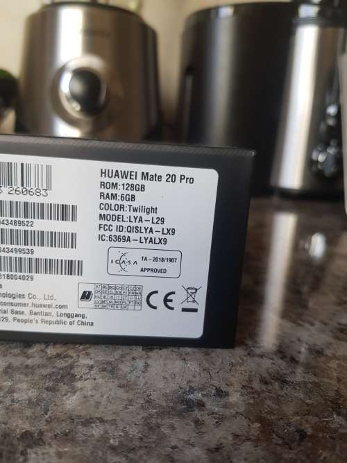 Huawei Mate 20 Pro LYA-L29 128GB + 6GB