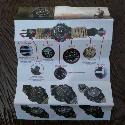YUZEX G3 Unisex Multifunctional Waterproof Survival Watches