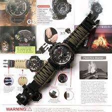 YUZEX G3 Unisex Multifunctional Waterproof Survival Watches