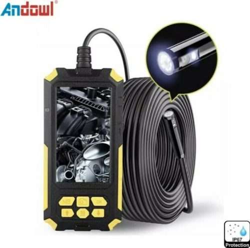 Andowl  4K HD Dual Lens Portable Handheld Digital Rigid Cable Endoscope - QNK69