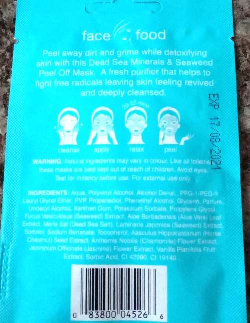 Dead Sea Minerals Bamboo SHEET Mask