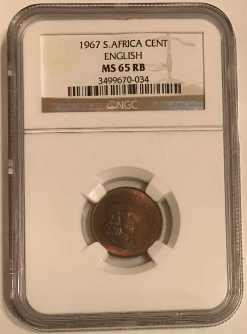 South Africa 1967 1c Cent High Grade