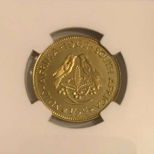 South Africa 1962 1/2c Half Cent High Grade Proof