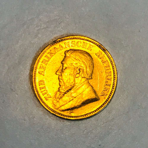 South Africa 1893 Half Pond Paul Kruger pre Boer War ZAR