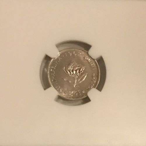 South Africa 1962 2.5c Cent High Grade Proof