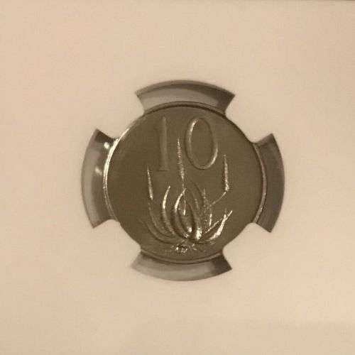 South Africa 1966 10c Ten Cent High Grade Proof