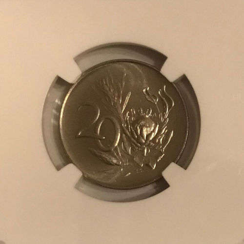 South Africa 1966 20c Twenty Cent High Grade Proof