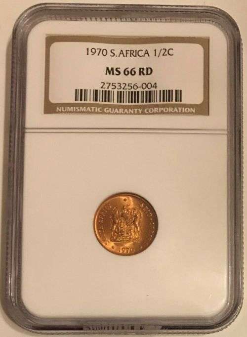 South Africa 1970 1/2c Half Cent High Grade